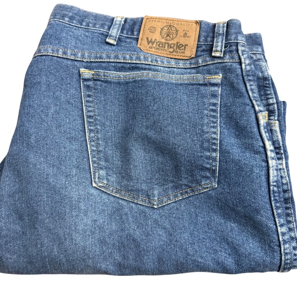 Wrangler Other - Wrangler Authentic Jeans‎ Mens 44x30 Blue Denim Straight Leg Premium Quality